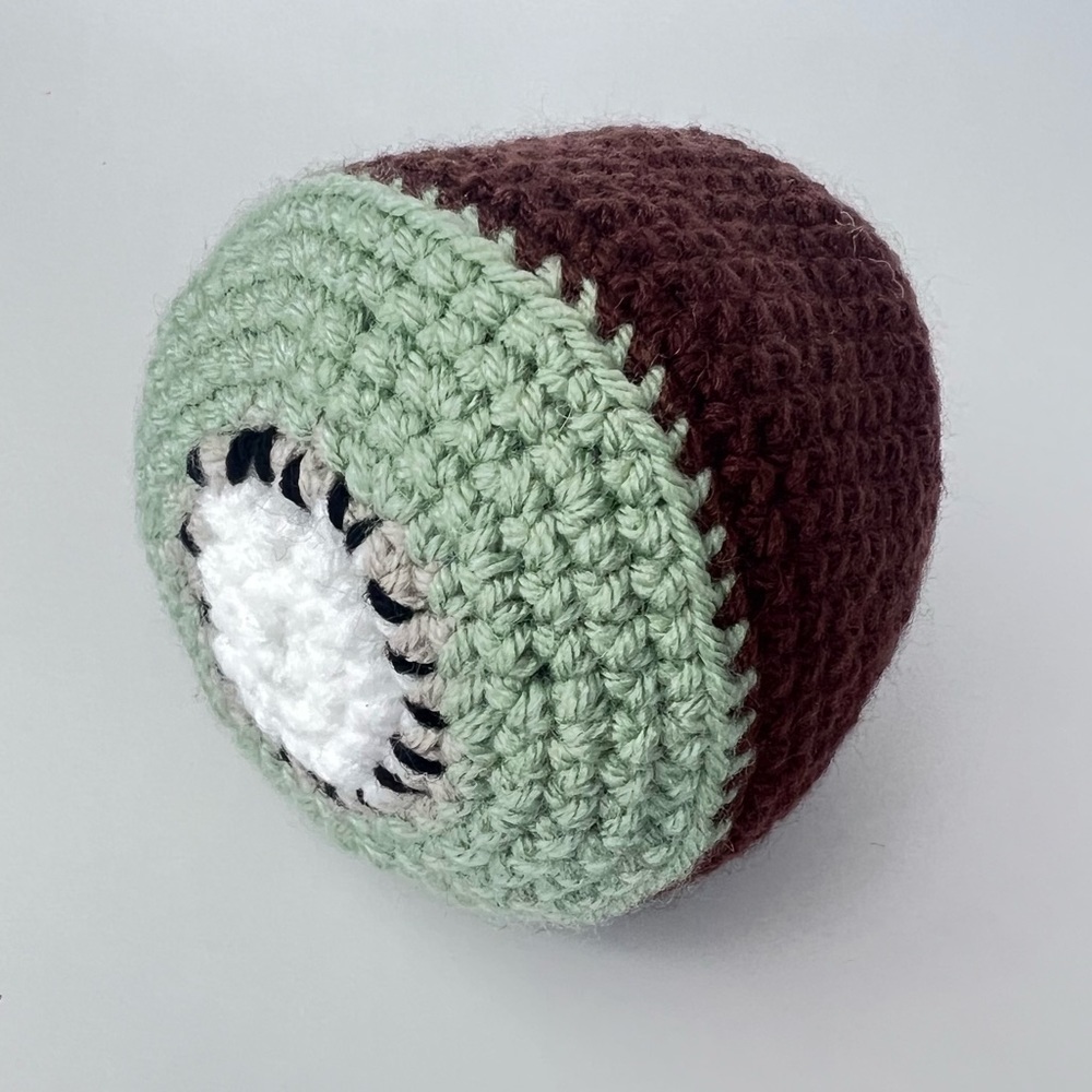 Cat Toy Handmade Kiwi Catnip Crochet Cat Toy